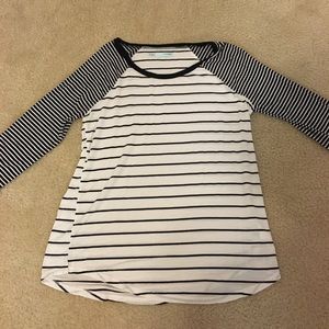 Maurice's 24/7 striped tee